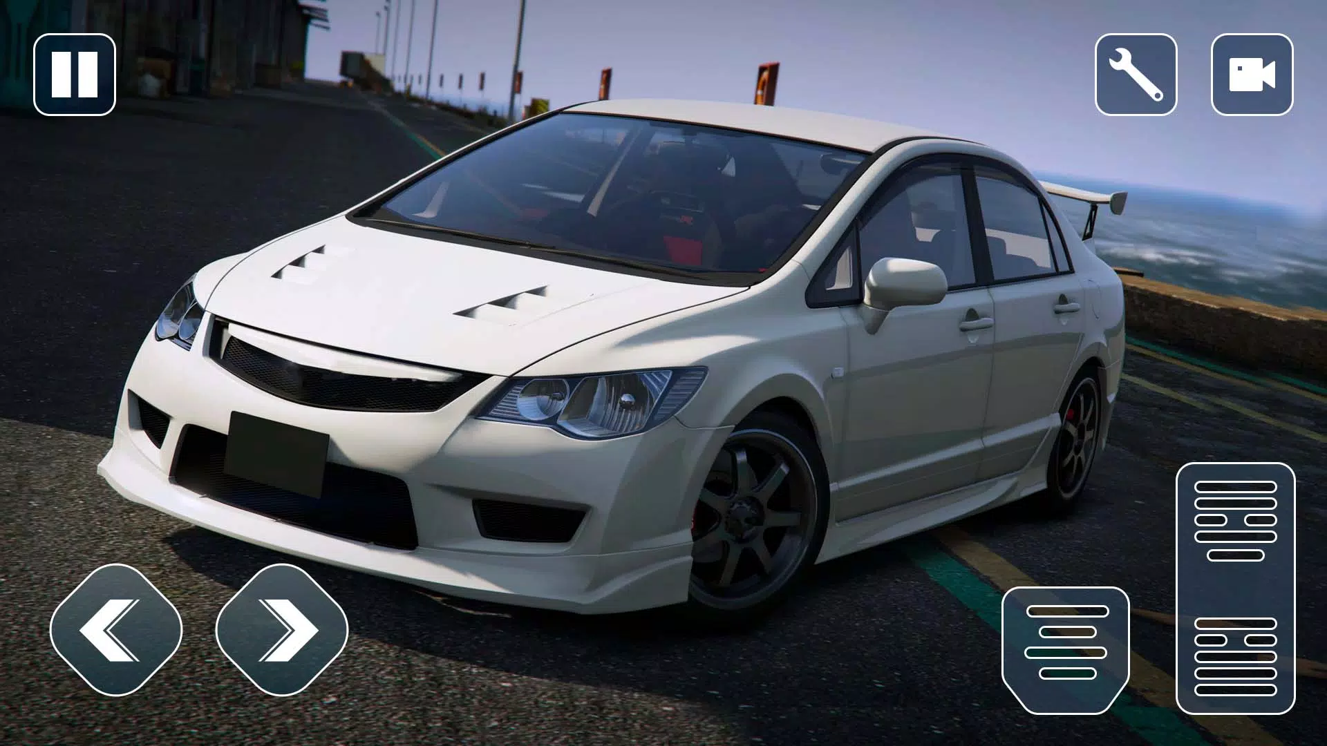 Furious Civic Car City Race 螢幕截圖 2