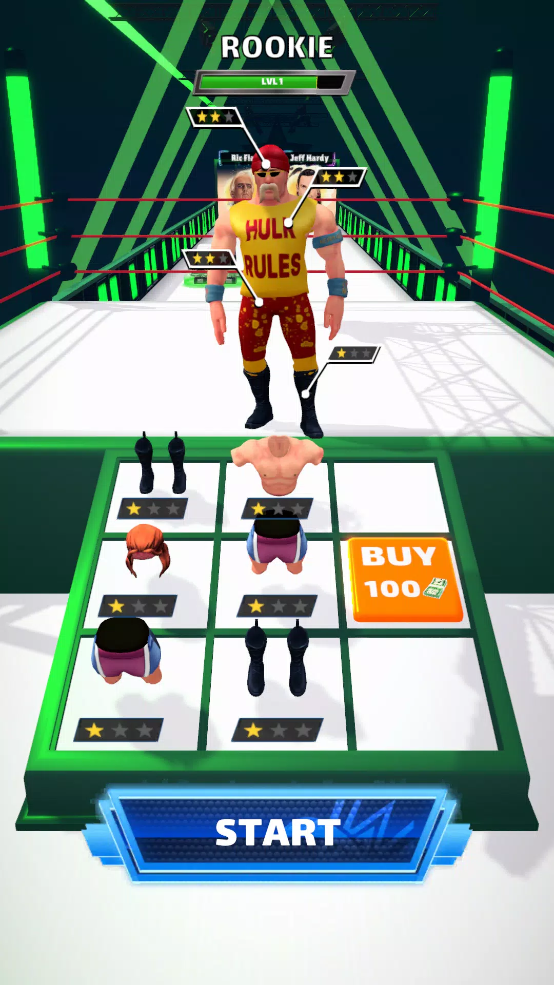 Wrestling Trivia Run 螢幕截圖 1