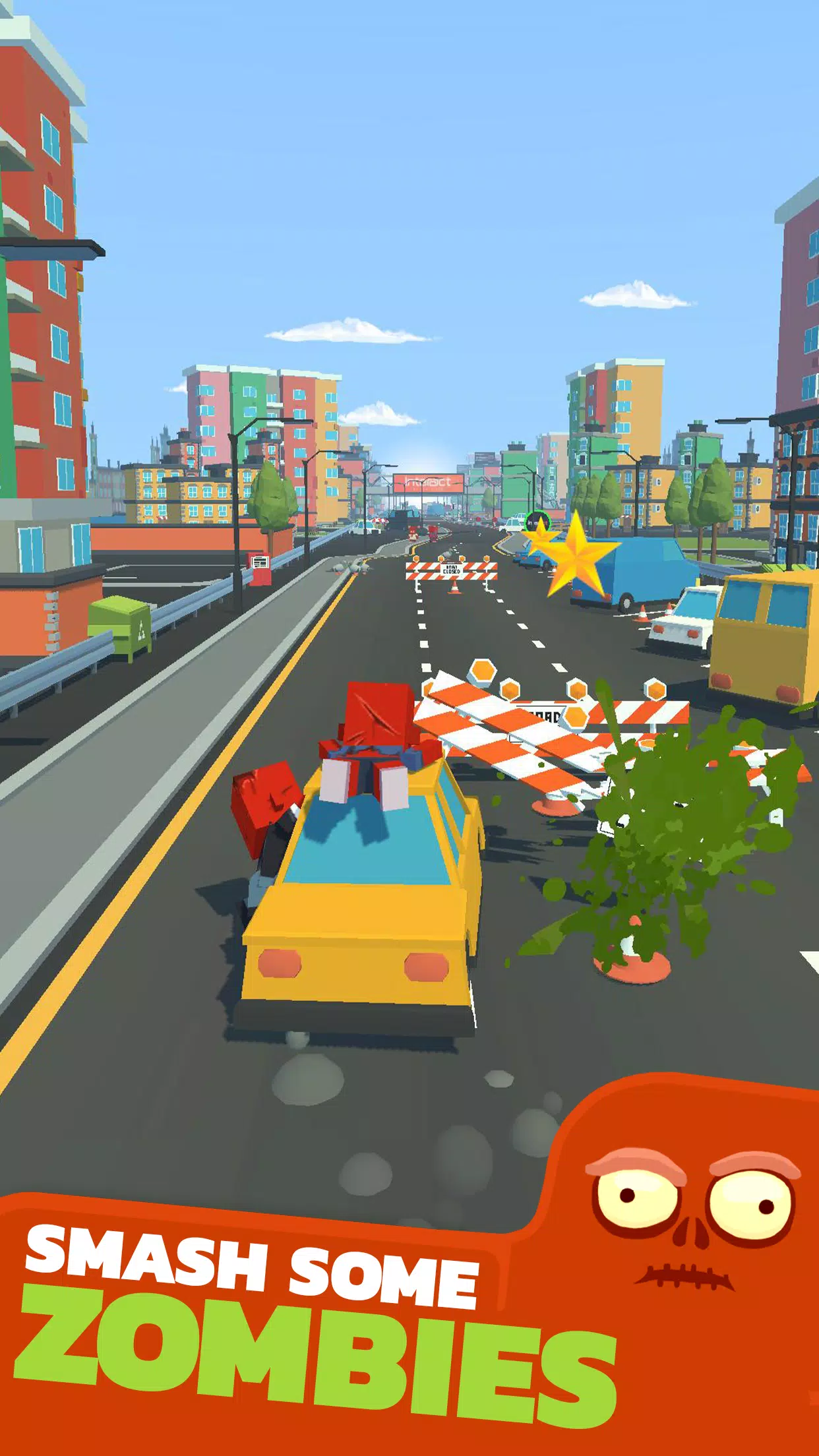 Zombie Road Rush ภาพหน้าจอ 1