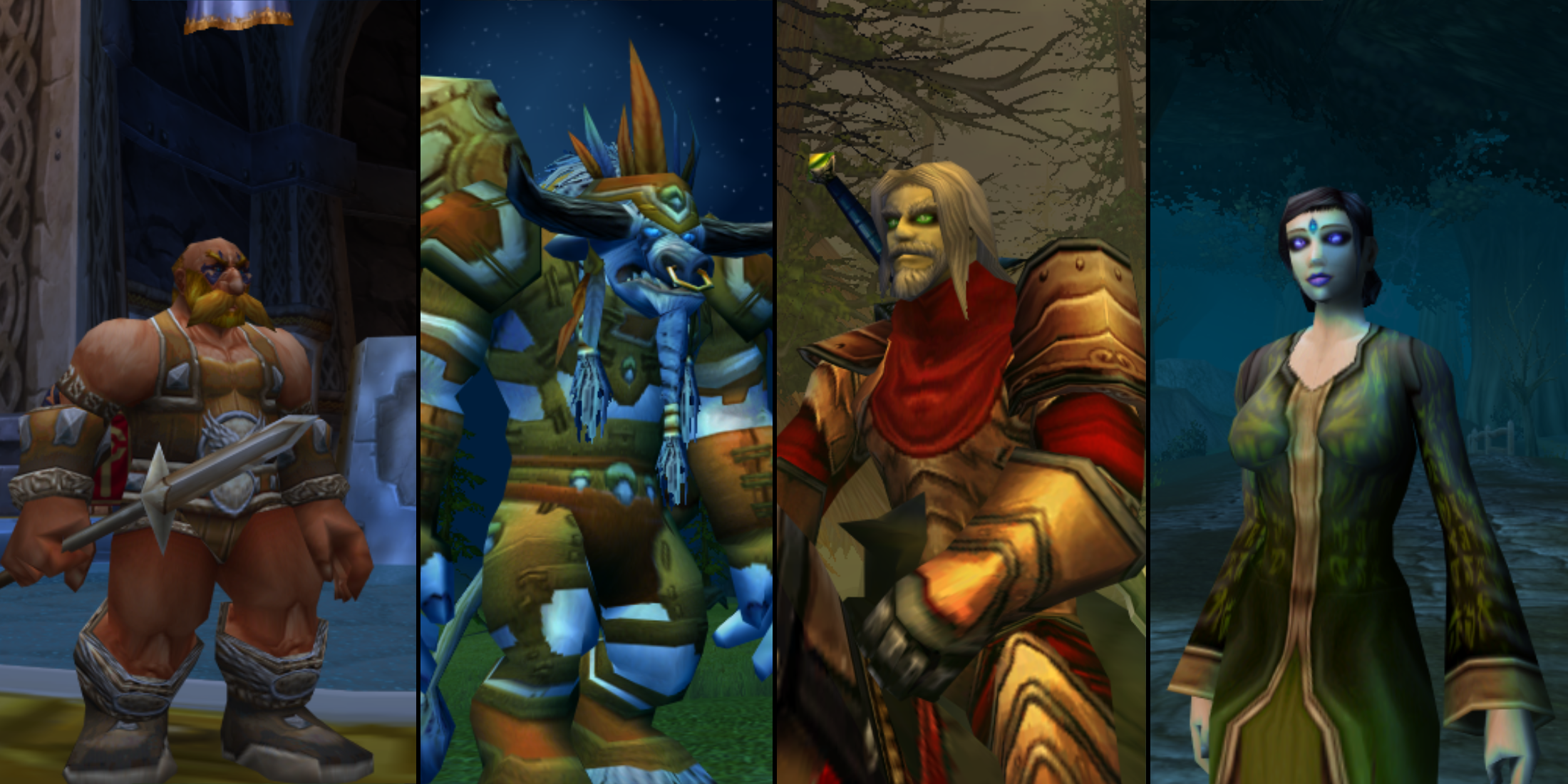 Opciones de creación de personajes en tortuga wow