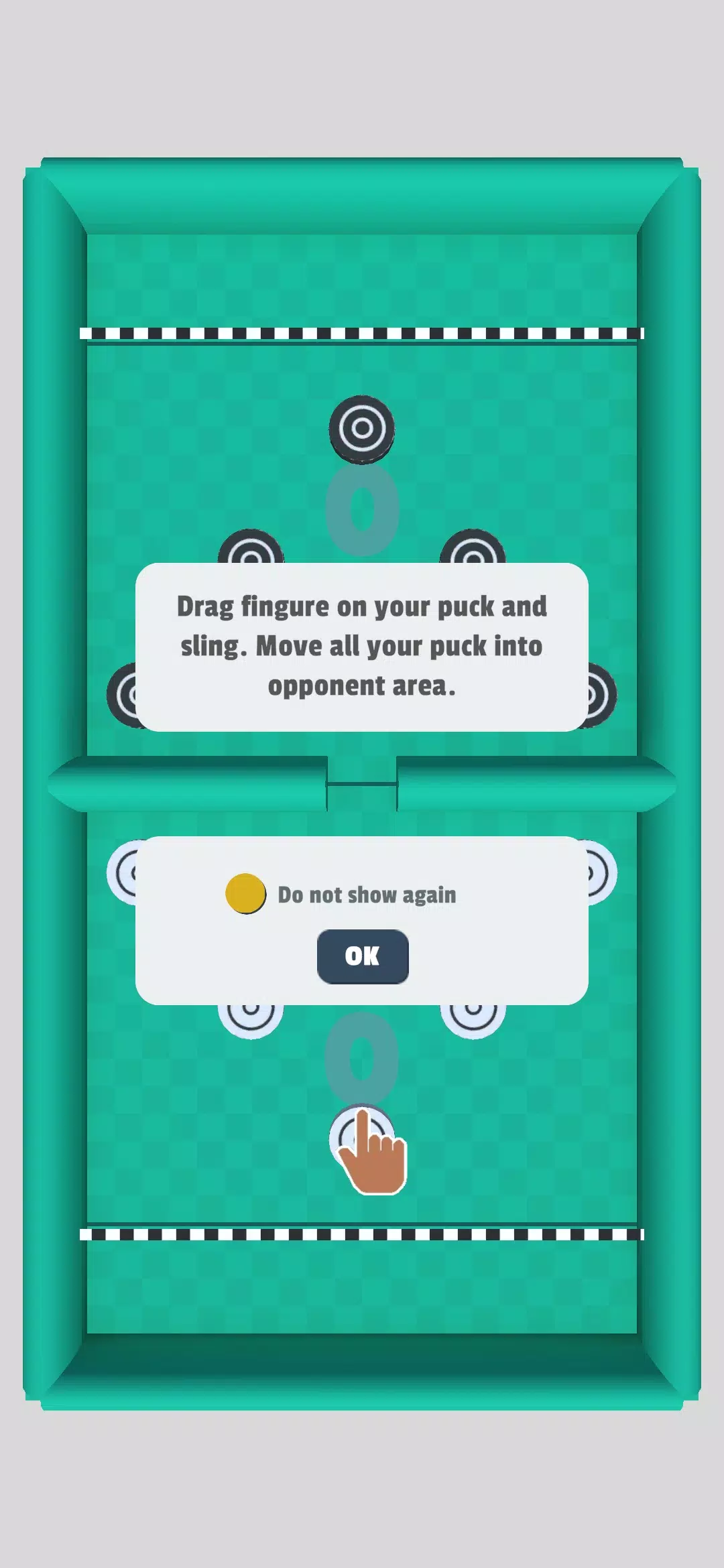 Puck Battle 2 Player Game স্ক্রিনশট 0