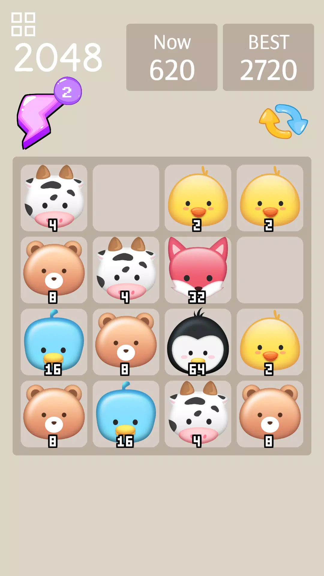 Cats Of 2048 螢幕截圖 1