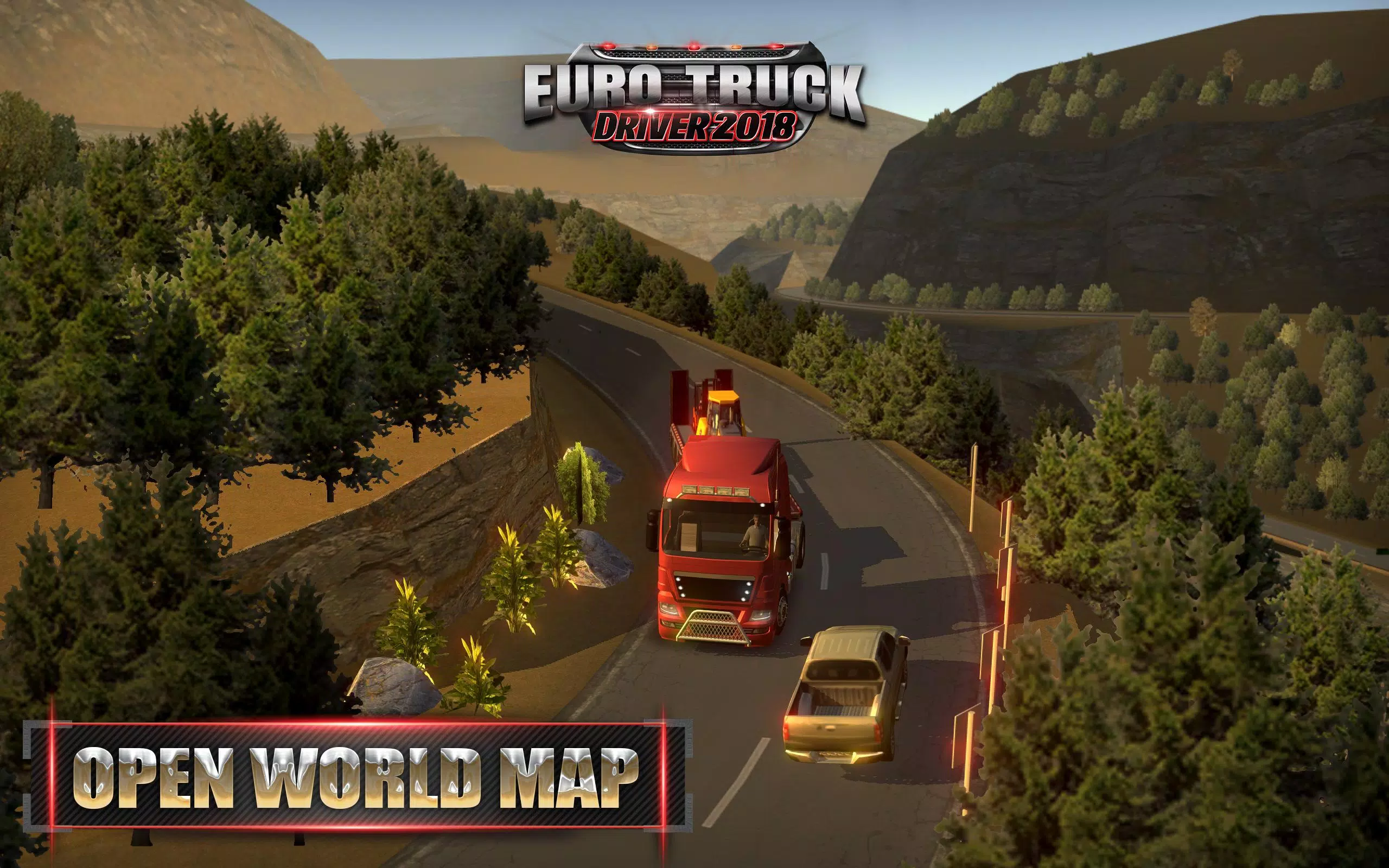Euro Truck Driver 2018 螢幕截圖 1