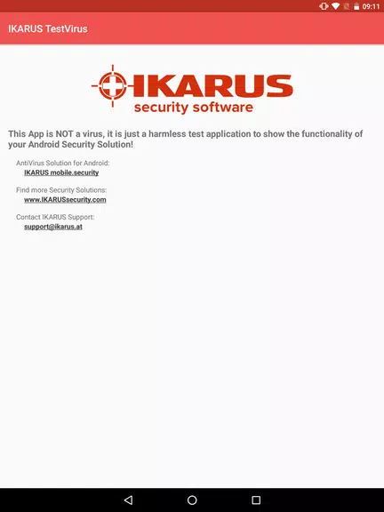 IKARUS TestVirus ဖန်သားပြင်ဓာတ်ပုံ 3