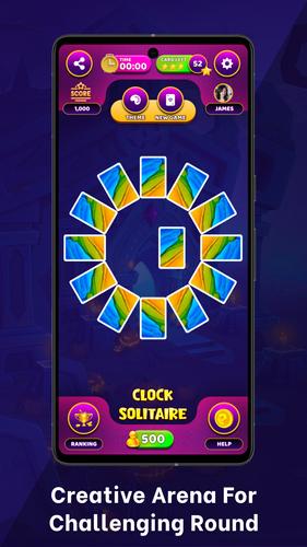 Clock Solitaire Tangkapan skrin 2