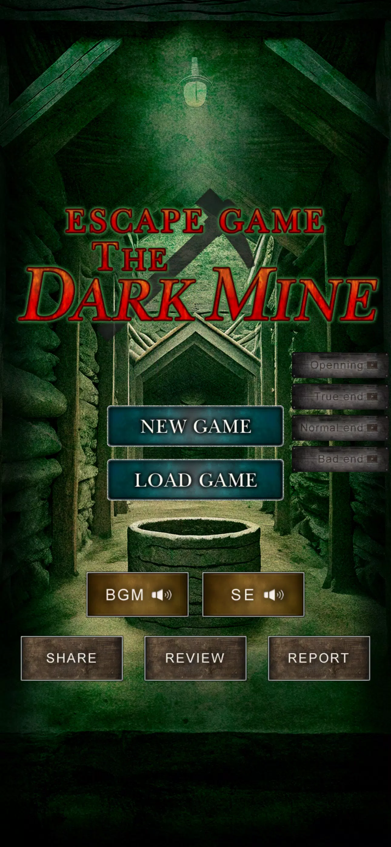 Escape Game THE DARK MINE Captura de pantalla 0