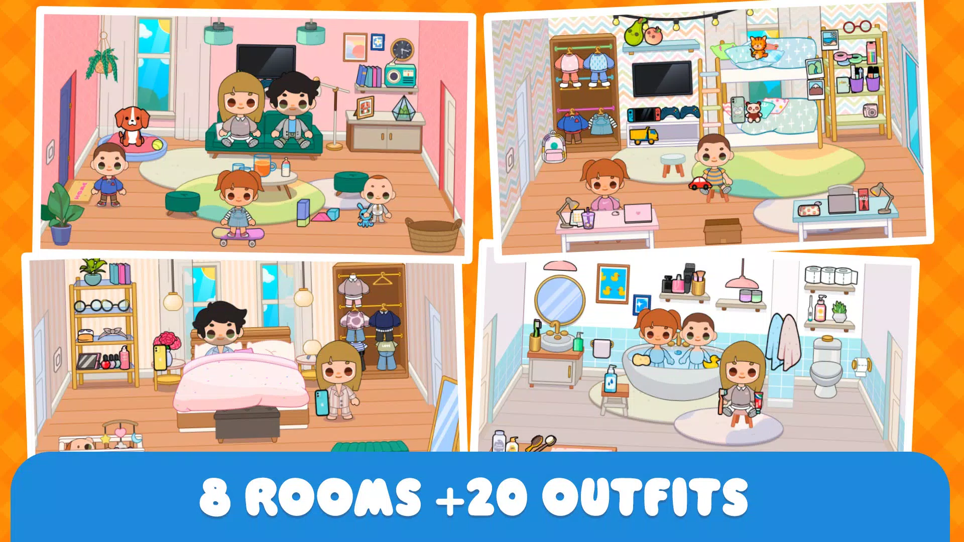 Minni Family Home - Play House 螢幕截圖 0