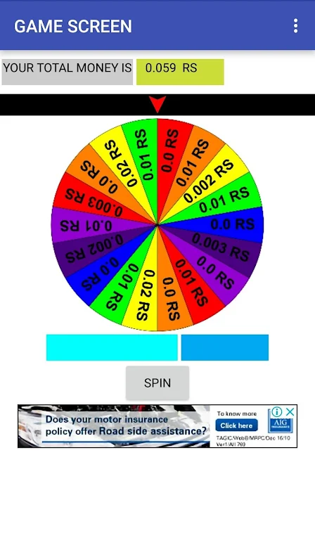REAL MONEY SPINNER 螢幕截圖 0