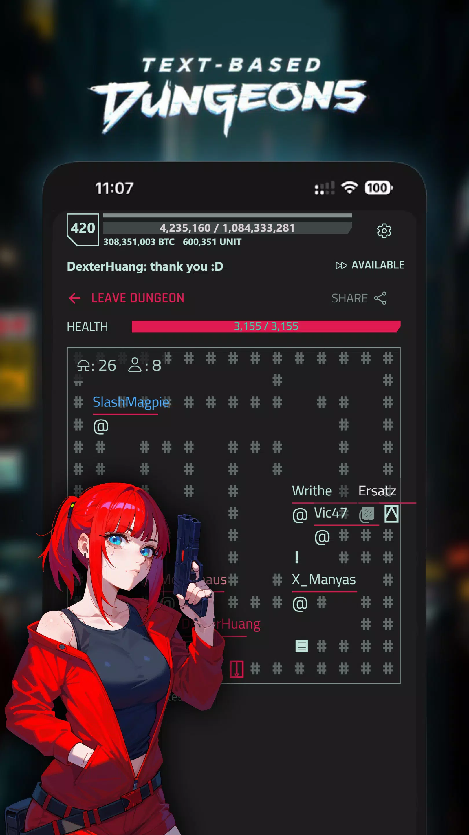 CyberCode Online -Text MMORPG应用截图第1张