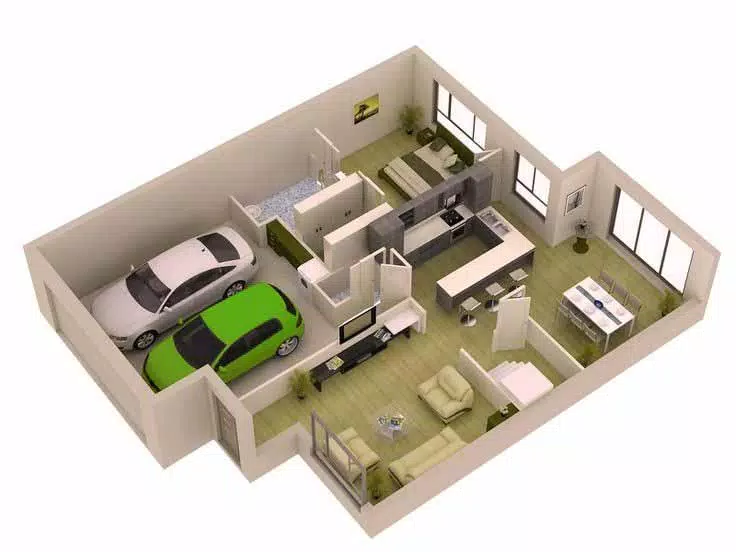 3D small house design Ảnh chụp màn hình 3