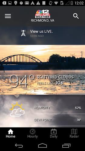 NBC12 First Alert Weather 螢幕截圖 0