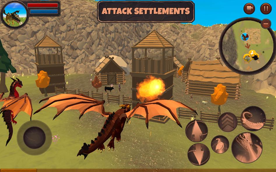 Dragon Simulator 3D Mod Schermafbeelding 3