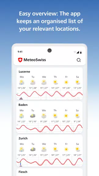 MeteoSwiss Capture d'écran 3