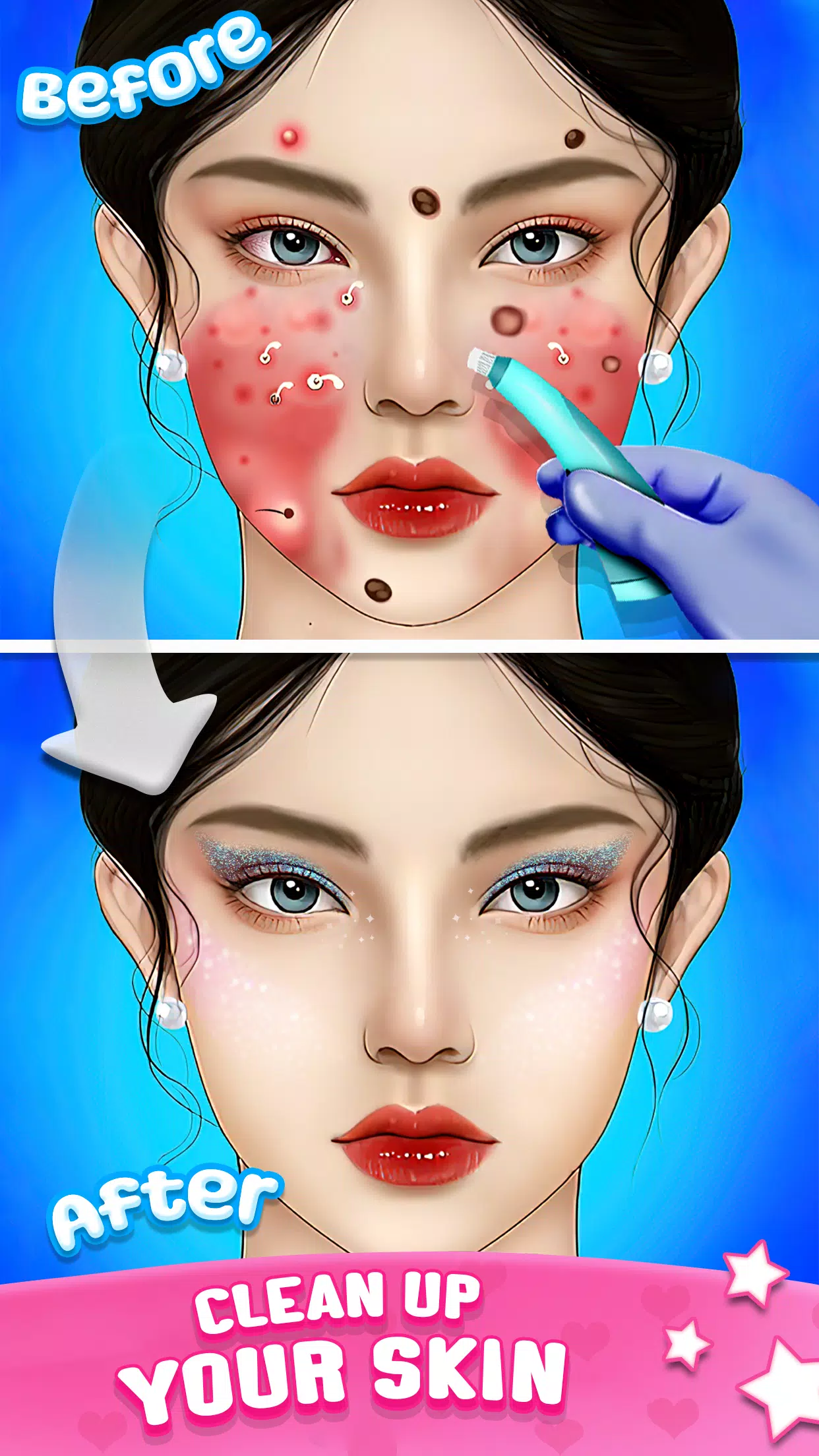 ASMR Doctor Game: Makeup Salon Captura de tela 0