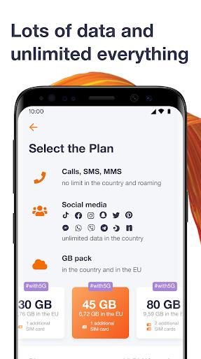 Schermata Orange Flex 2