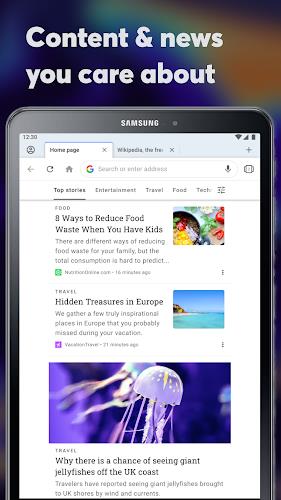 Opera browser beta with AI Zrzut ekranu 2