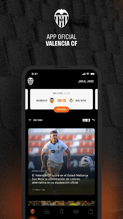 Valencia CF - Official App Capture d'écran 0