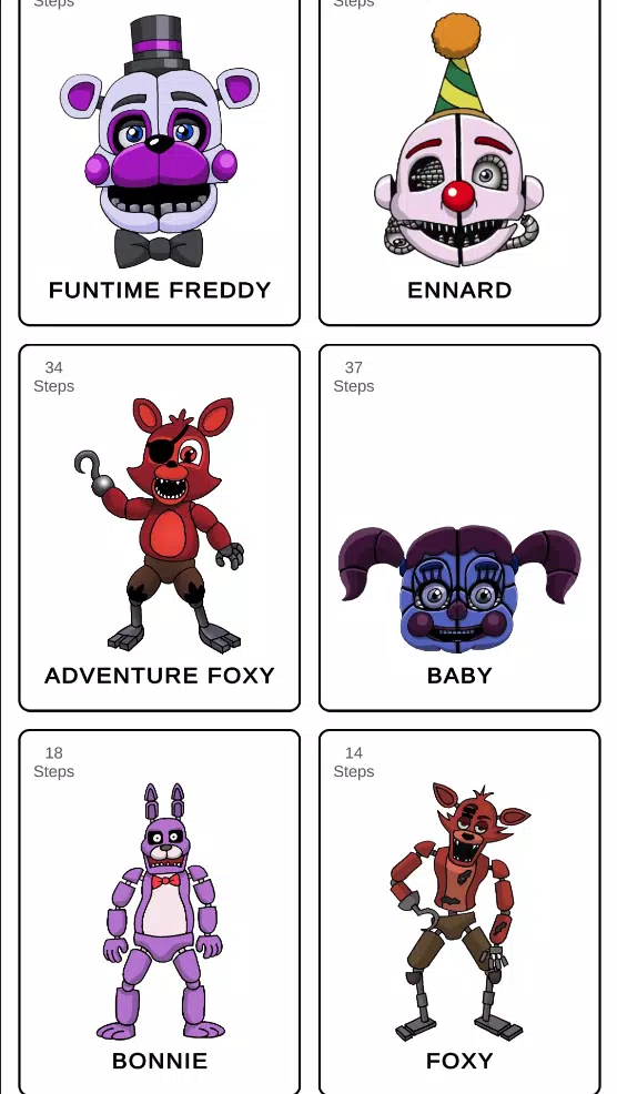 How to draw fnaffs Capture d'écran 1