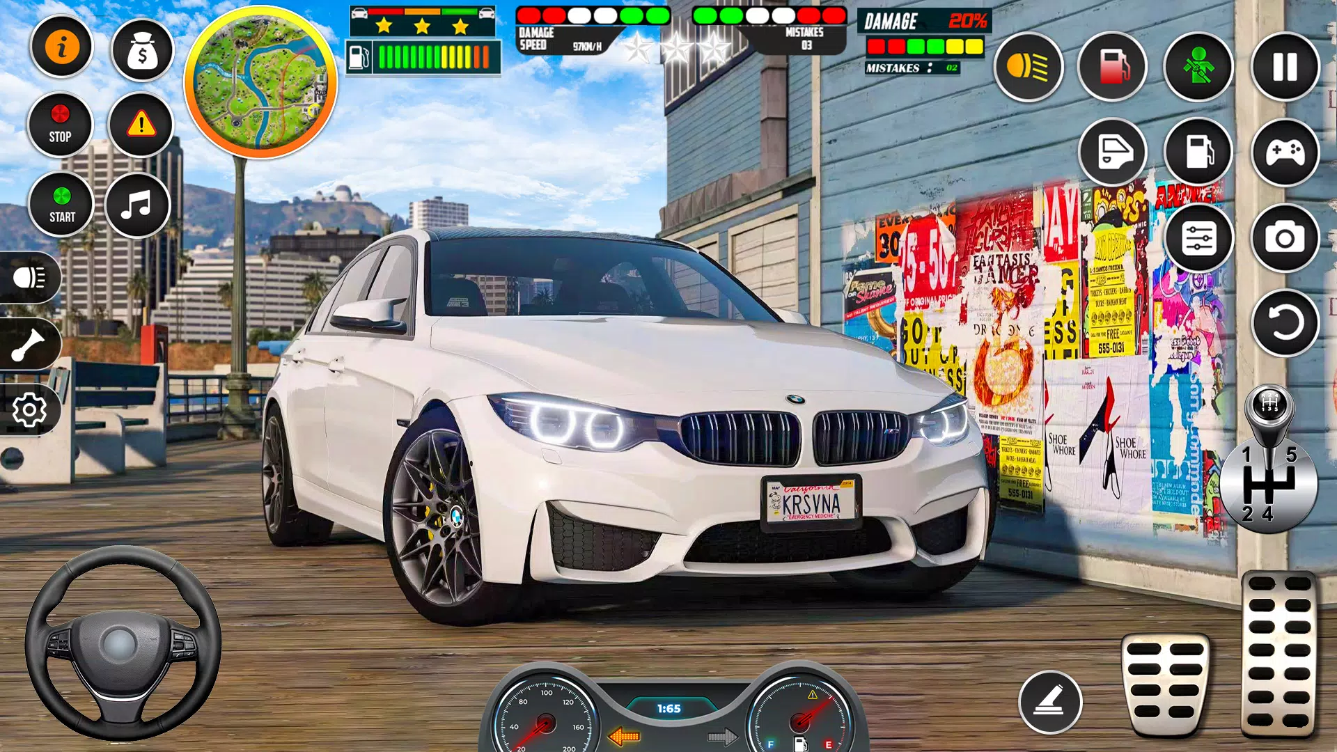 Classic Car Drive Parking Game 螢幕截圖 1