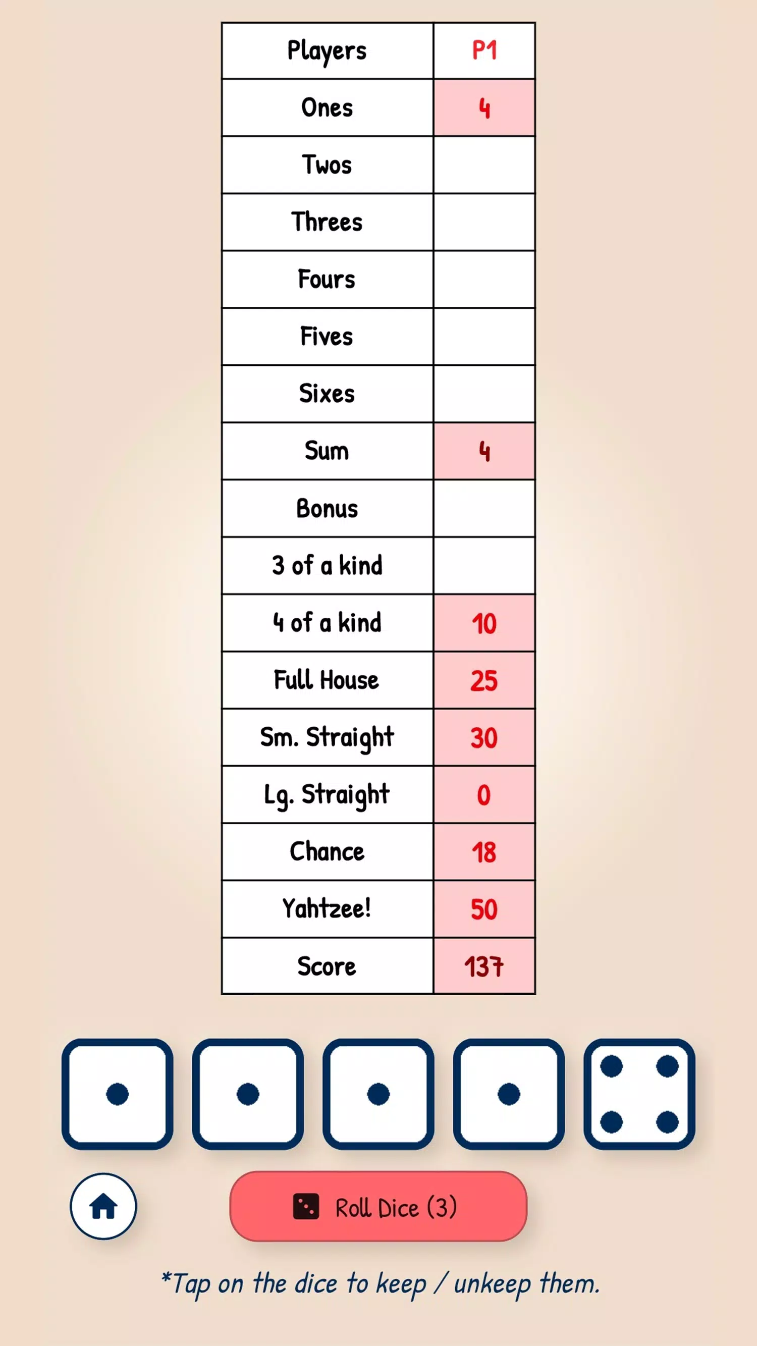 Lucky Dice Schermafbeelding 1