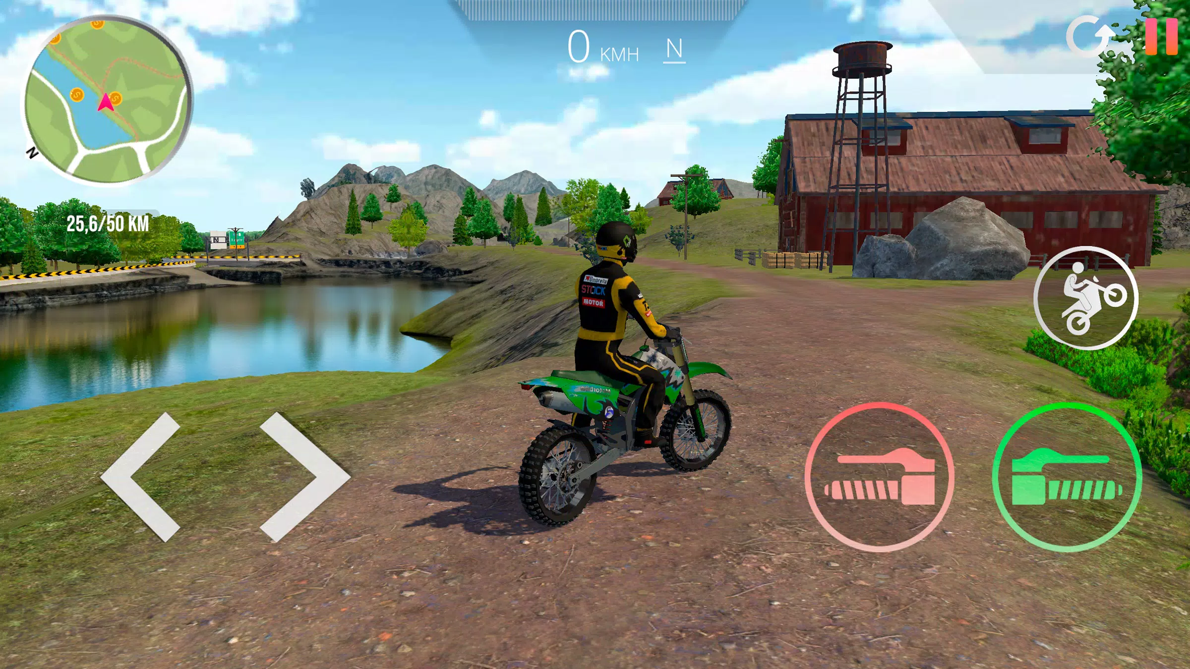 Motorcycle Real Simulator Tangkapan skrin 2