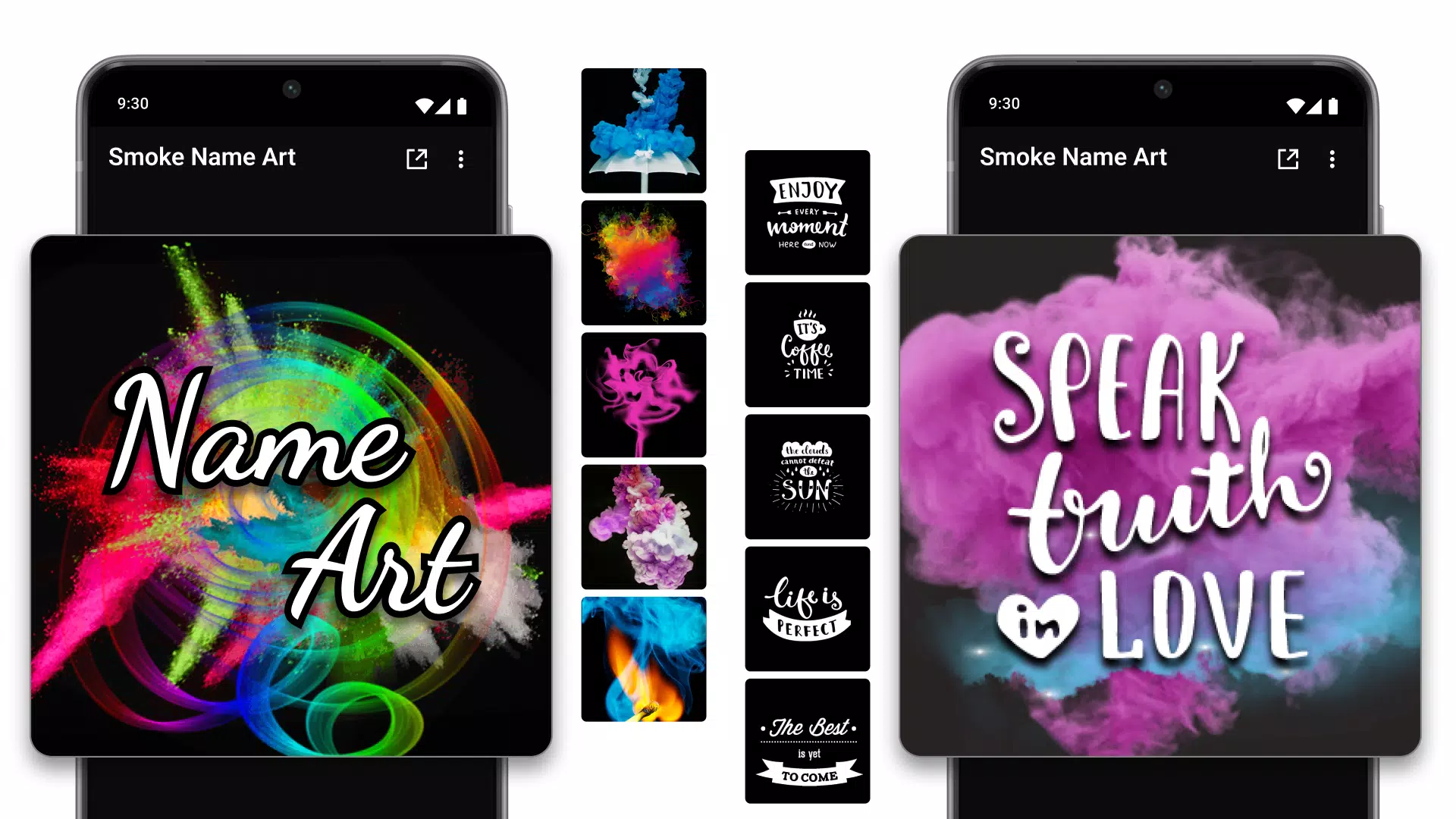 Smoke Name Art Maker Tangkapan skrin 0