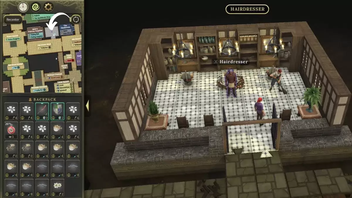 Brighter Shores: The Hairdresser's Location