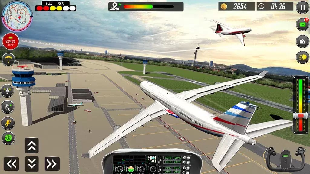 Real Plane Landing Simulator ภาพหน้าจอ 2