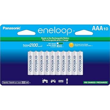 10-Pack Panasonic Eneloop AAA wiederaufladbare Batterien