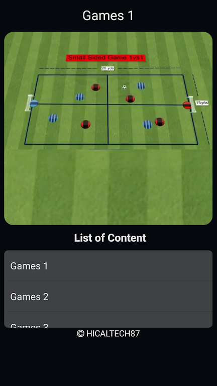 Football Small Sided Games スクリーンショット 1