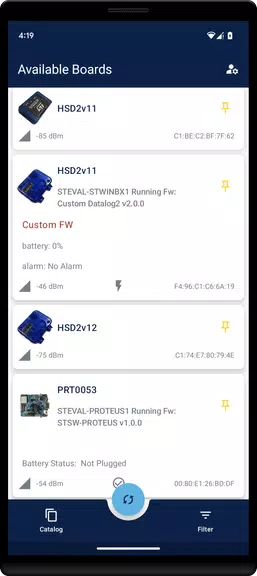 ST BLE Sensor 螢幕截圖 0
