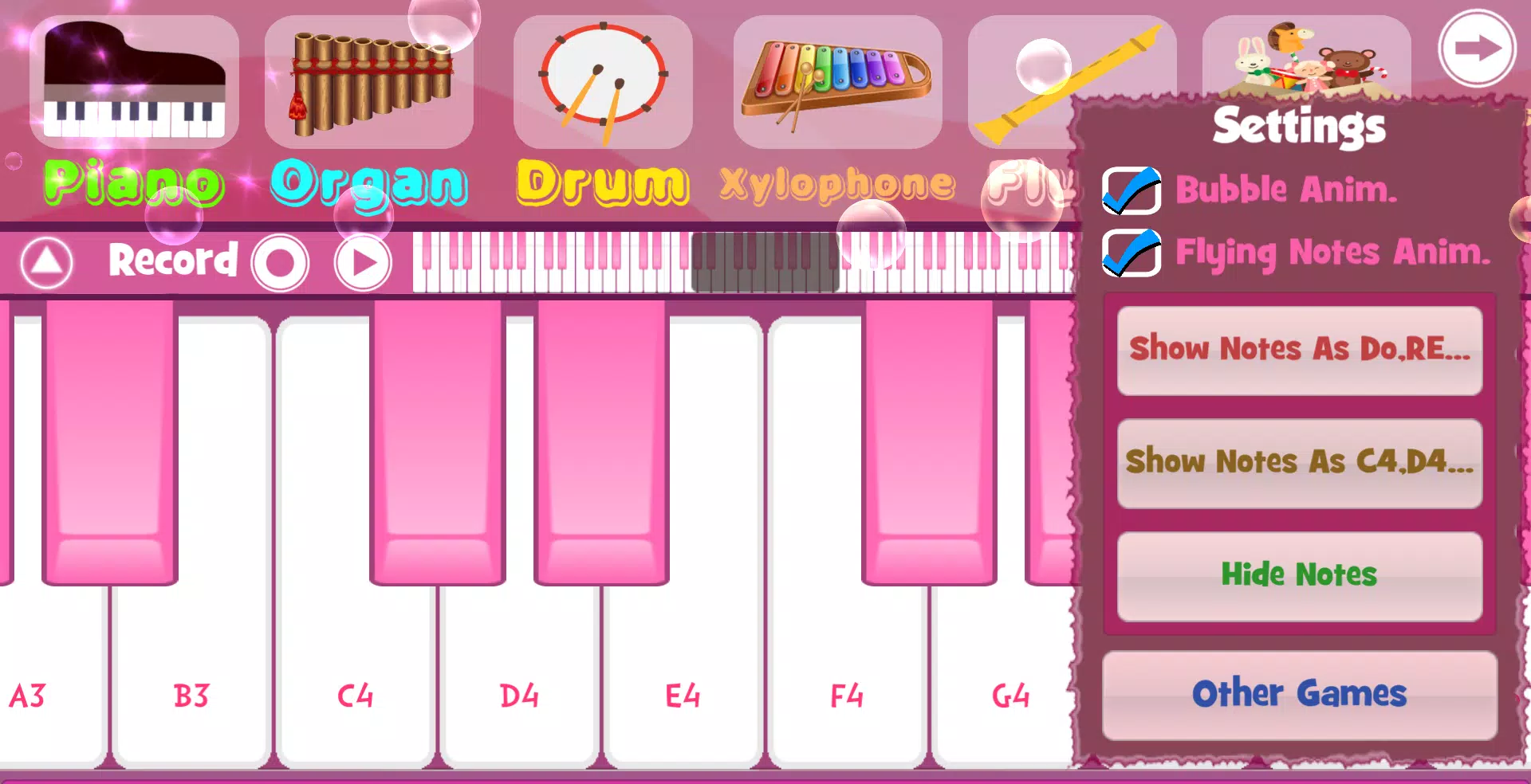 Pink Piano 螢幕截圖 3
