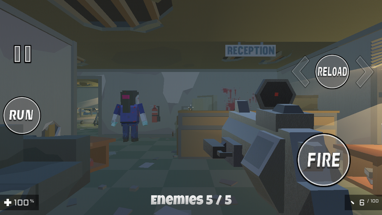 Low Poly Zombies - FPS 螢幕截圖 2
