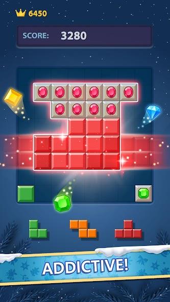 Block Puzzle: Block Smash Game Mod Schermafbeelding 1
