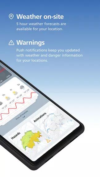 MeteoSwiss Capture d'écran 1