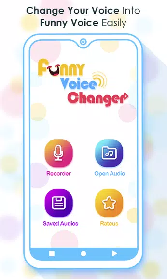 Voice Changer - Funny Recorder Captura de pantalla 0