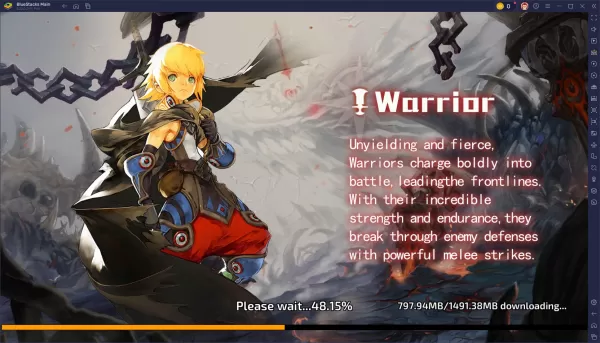 Warrior class gameplay in Dragon Nest Rebirth of Legend
