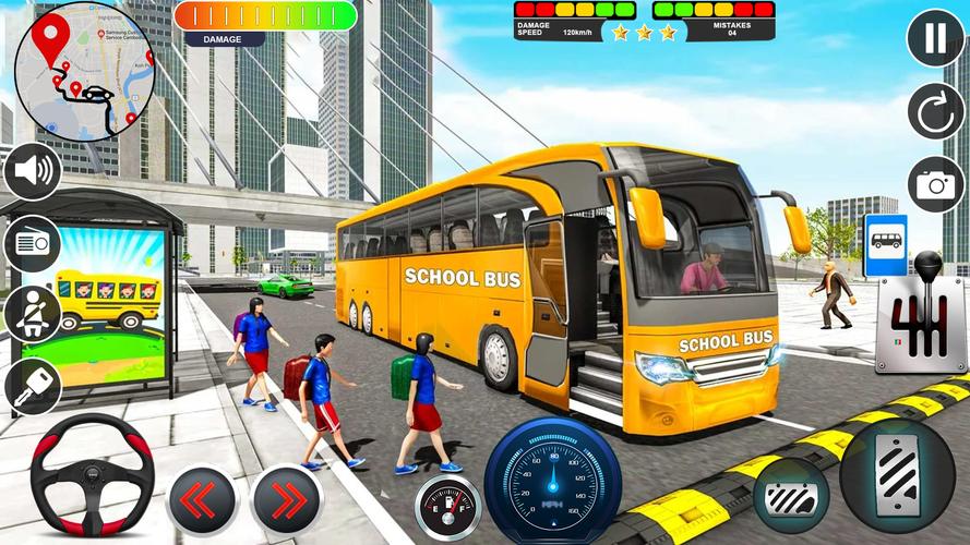 School Bus Simulator Bus Games Schermafbeelding 2