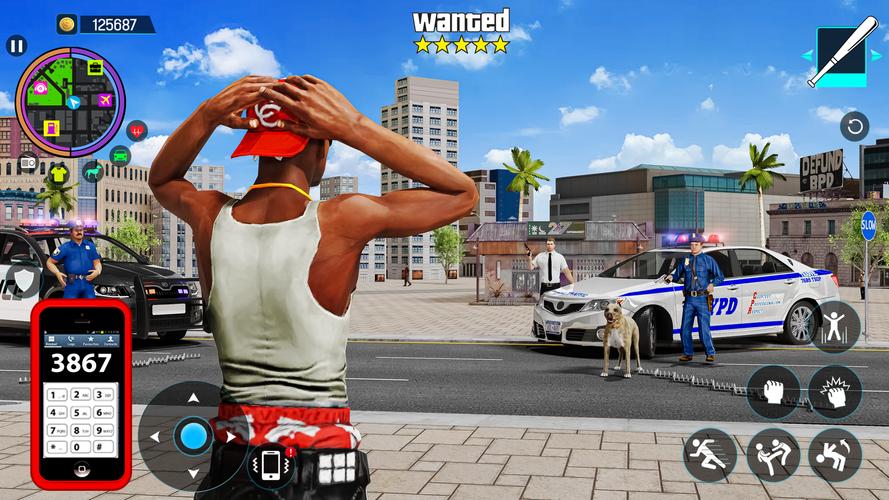 Gangster Mafia City Crime Game 스크린샷 0