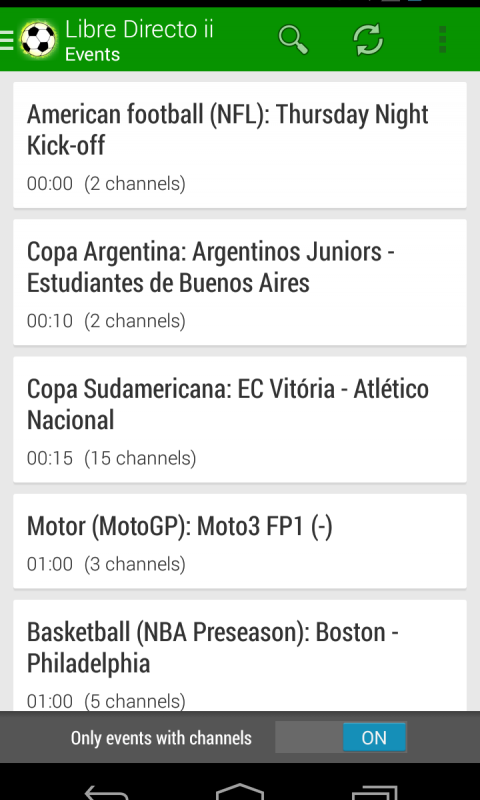 Libre Directo ii (RojaDirecta)应用截图第0张
