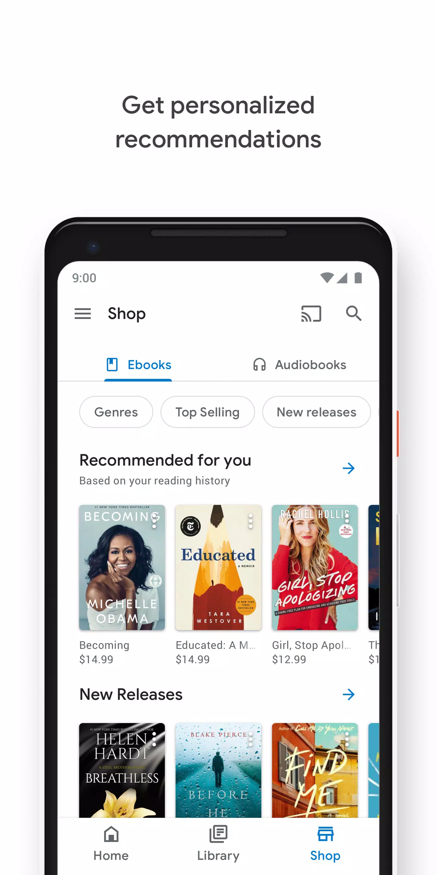 Google Play Books ภาพหน้าจอ 0