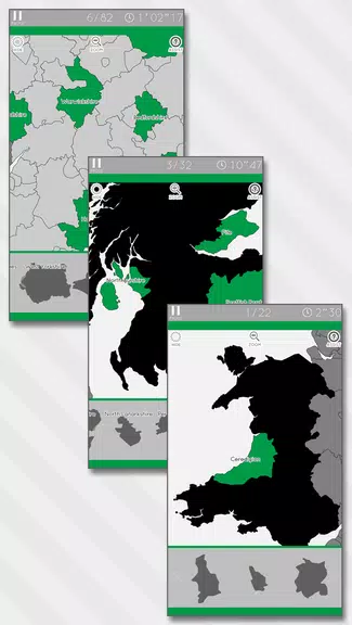 E. Learning UK Map Puzzle Schermafbeelding 1