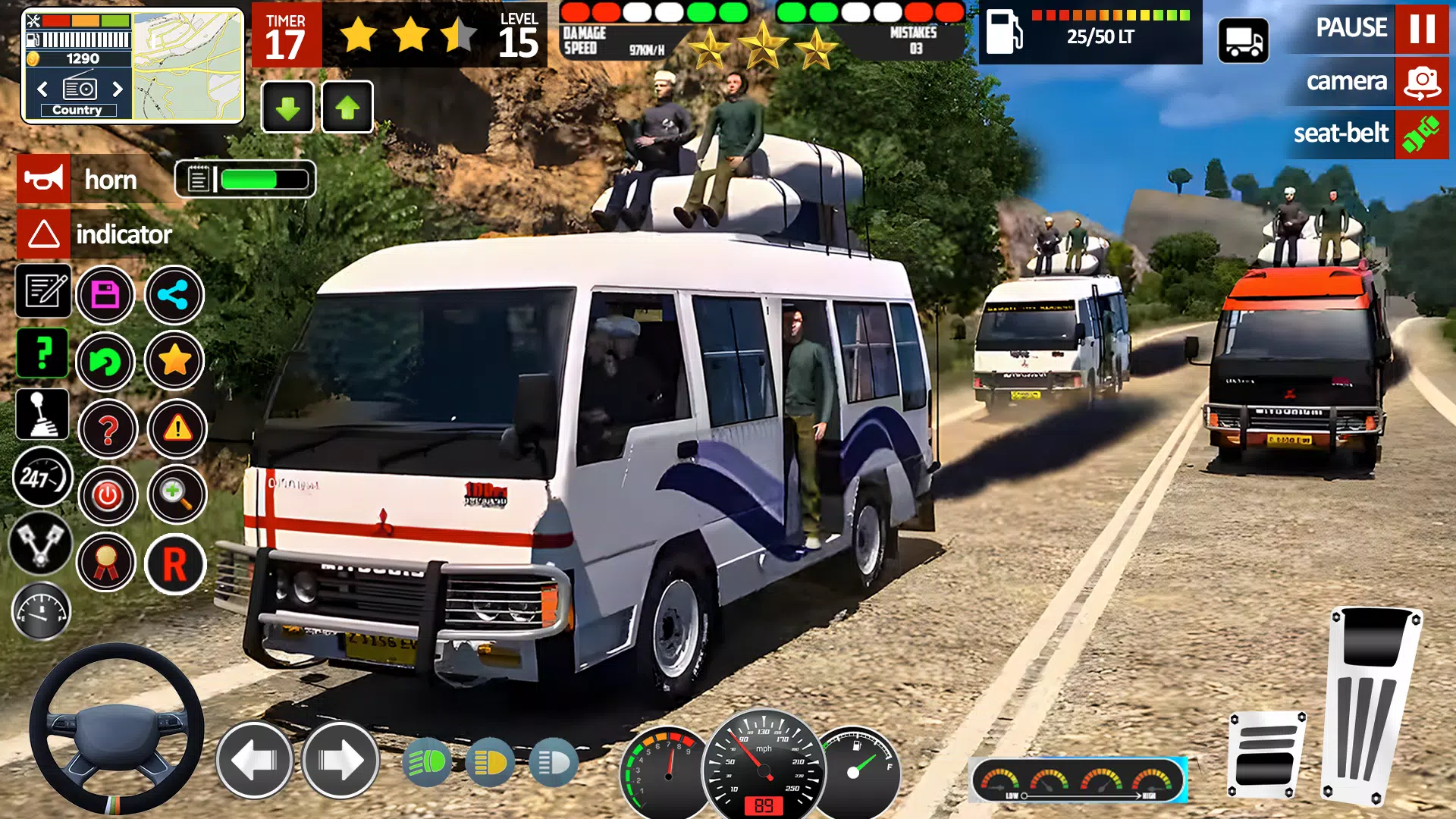 Mini Bus Game: Bus Driving 3D Ekran Görüntüsü 2
