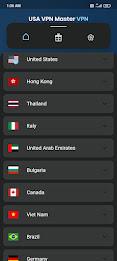 USA VPN Proxy -Fast VPN Master スクリーンショット 1