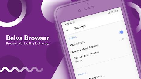 Belva VPN Browser 螢幕截圖 0