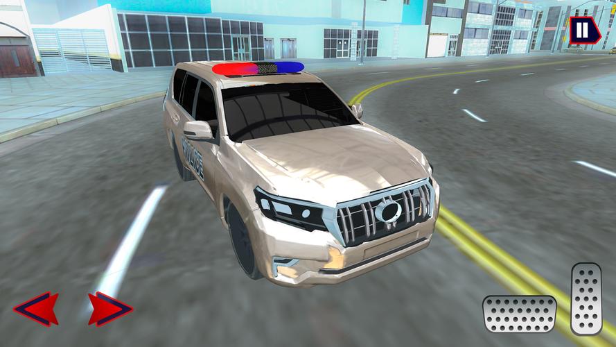 US Police Prado: City Car Capture d'écran 1