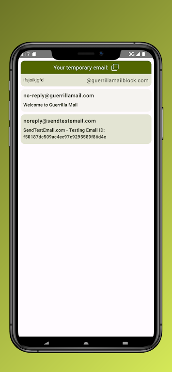 Guerrilla Mail - Temp Mail ဖန်သားပြင်ဓာတ်ပုံ 2