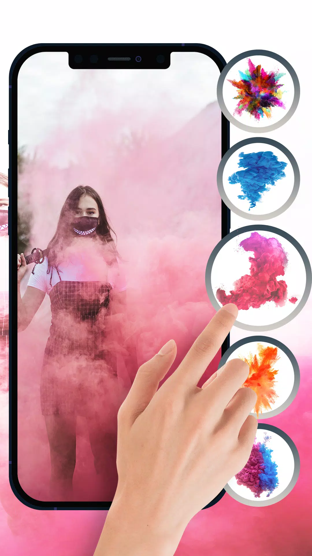 Smoke Filter Photo Editor Zrzut ekranu 1