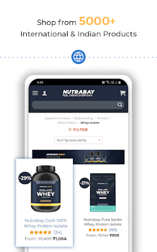 Nutrabay: Supplements Store 스크린샷 1