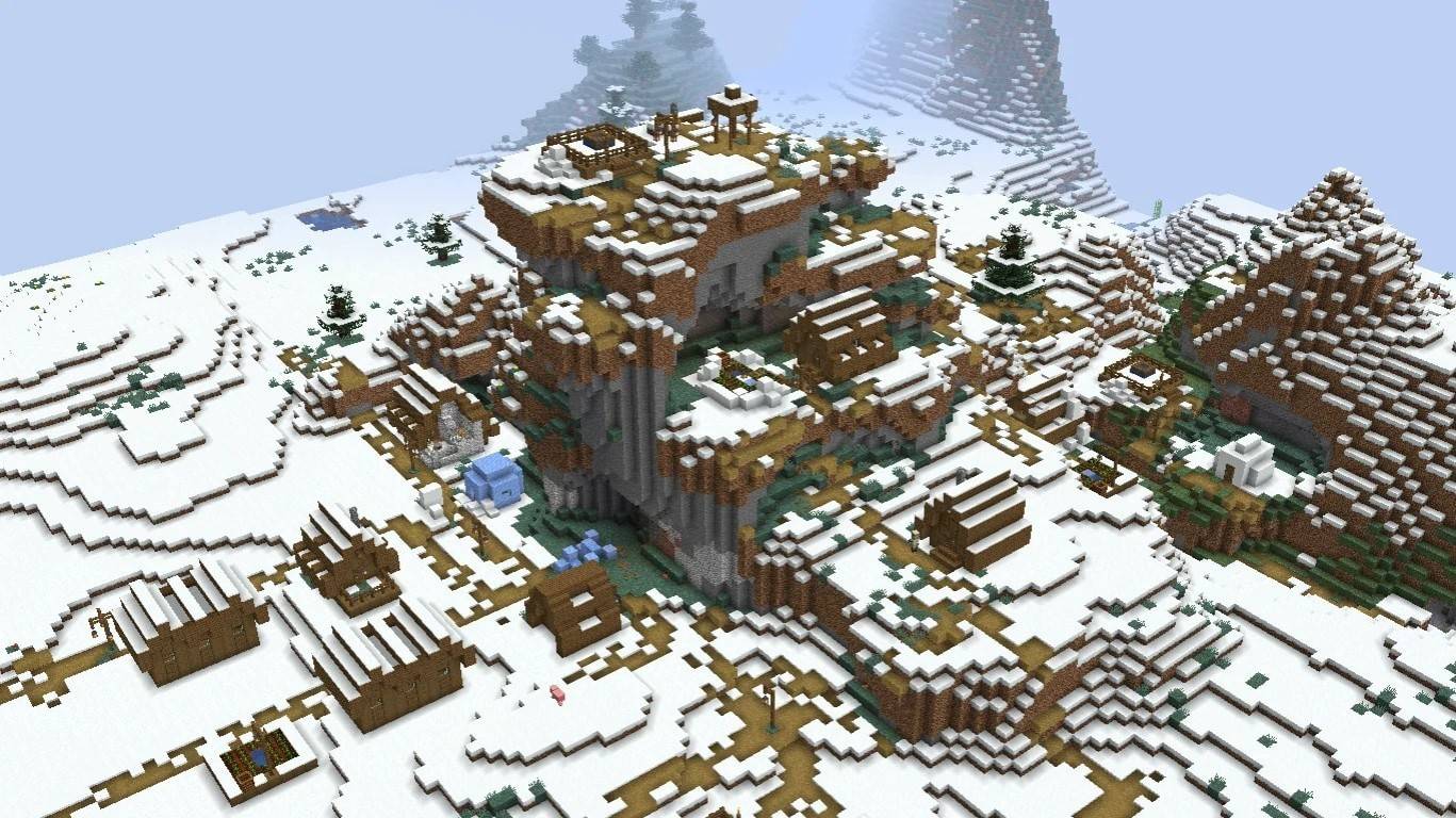 Bild: Reddit.com minecraft snow biome seed